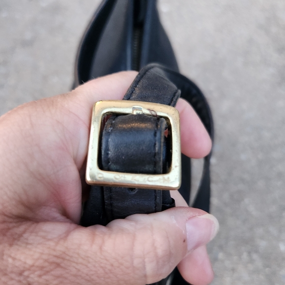 Coach Vtg. Andrea Slim Hobo bag 9073Black Leather Shoulder Bag - Picture 10 of 10